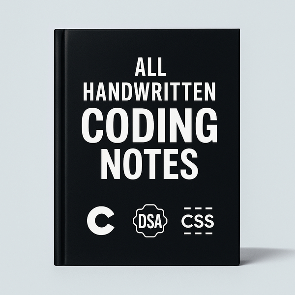 All Handwritten Notes are here