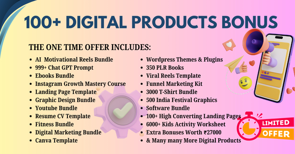 📈 THE ULTIMATE DIGITAL PRODUCT MEGA BUNDLE 📈
