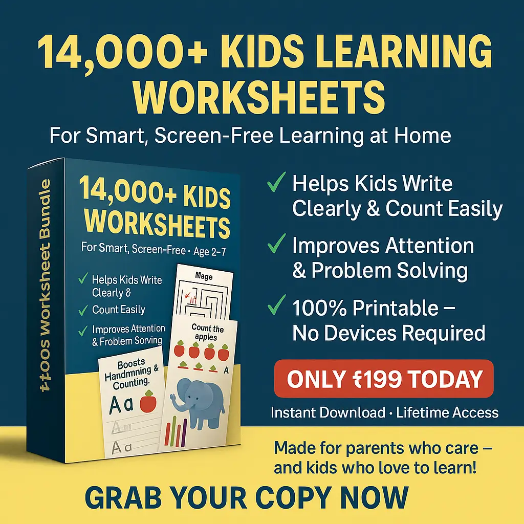 14,000+ Kids Worksheets Bundle