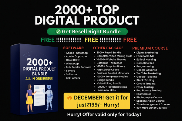 All-in-One Digital Learning & Resource Bundle (₹199 – One-Time Access)