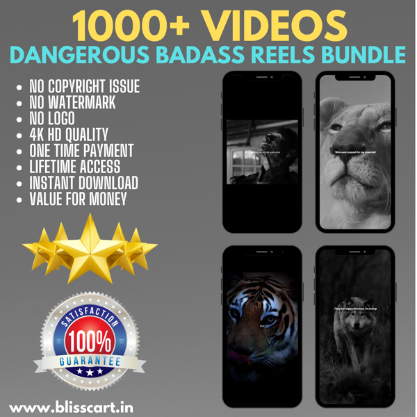 1000+ BADASS SIGMA REELS BUNDLE