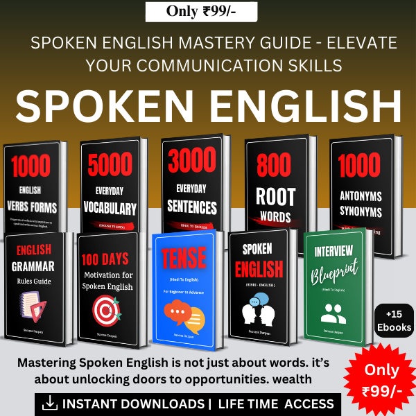 Spoken ENGLISH E-BOOKS