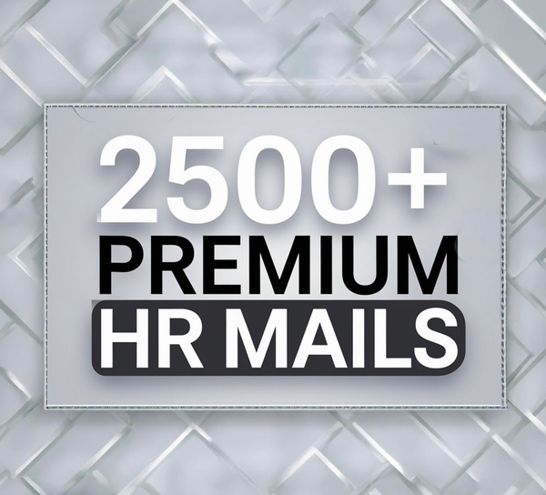 Hr Direct Mail 2500+ Premium HR Direct Emails