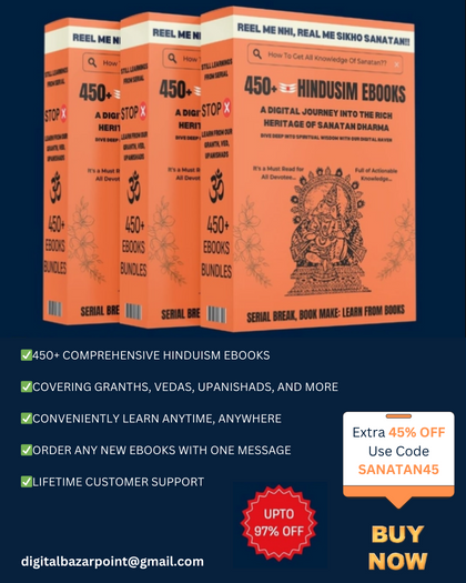 📚Sanatan Wisdom Collection: Over 450+ Hindu eBooks for Spiritual Growth🕉️