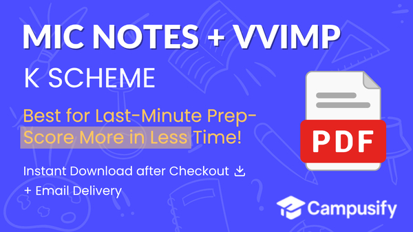 MIC Notes + VVIMP K Scheme